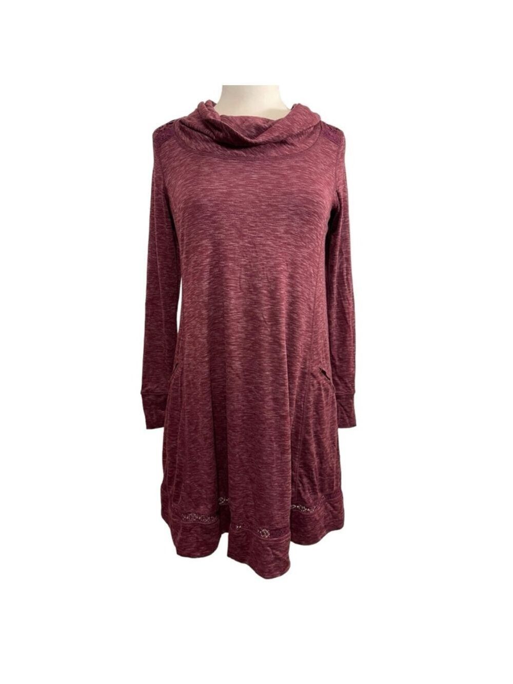 Women's Anthropologie Saturday Sunday Dress S‎ Burgundy White